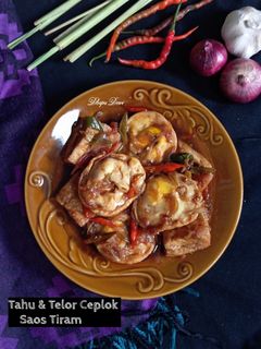 Foto resep Tahu & Telor Ceplok Saos Tiram