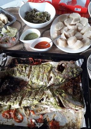 Une photo de Poisson au four