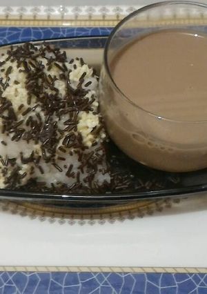 Foto resep Ketan susu coklat keju, pulen gurih 🍚🍙😍