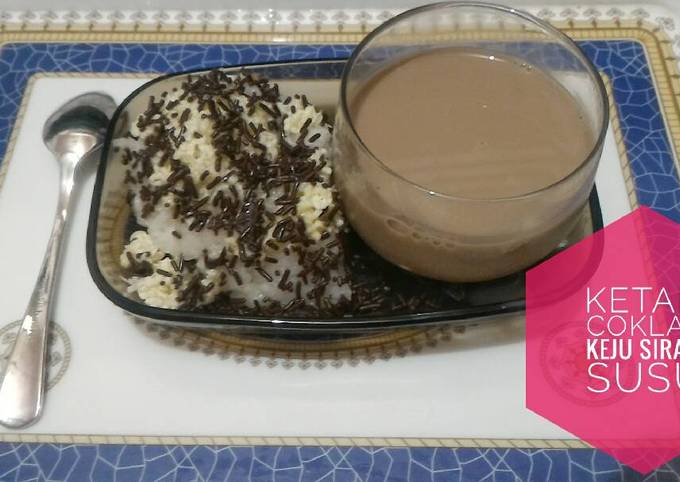 Resep Ketan susu coklat keju, pulen gurih 🍚🍙😍 Anti Gagal
