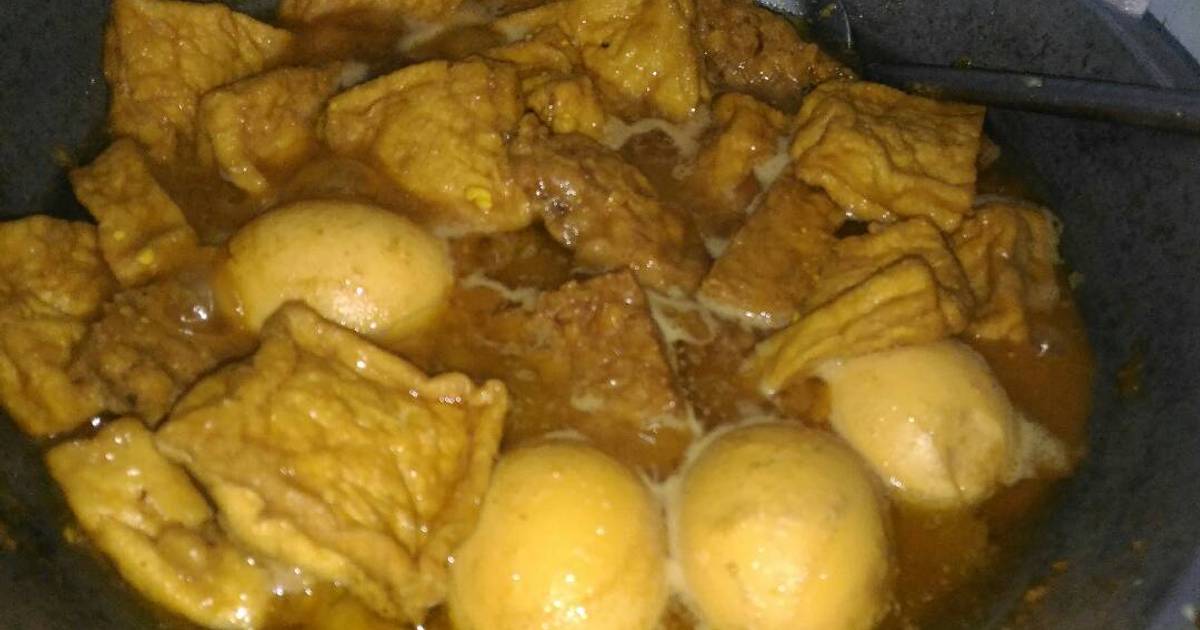 Resep Semur Tahu Tempe Telor Simple Oleh Keuke Vista Gentilis - Cookpad