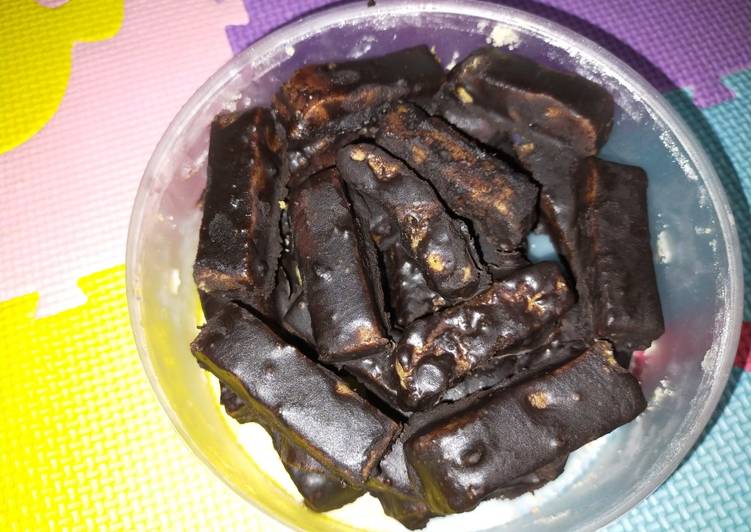 Choco bar mini (3 bahan aja)