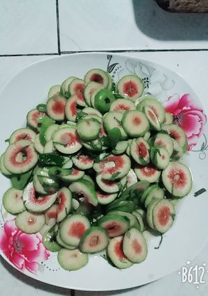 Hình của món Sung muối sổi.