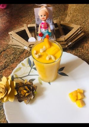 Fresh healthy mango juice செய்முறை முக்கிய புகைப்படம்