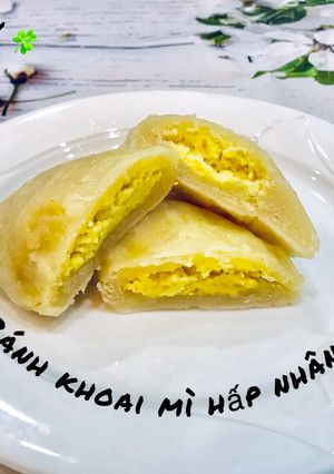 Hình của món Bánh khoai mì hấp nhân cade.
