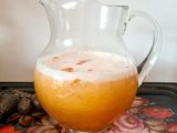 Agua de melón con miel de Yucatán y agua de azahar