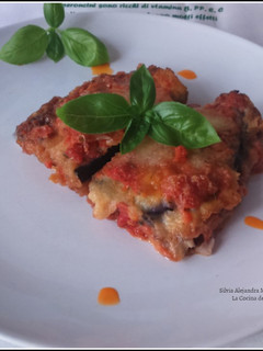 Una foto de Berenjena a la parmesana