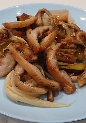 Foto principal de Cocina de subsistencia: Corteza de Cerdo y Puerro asadas