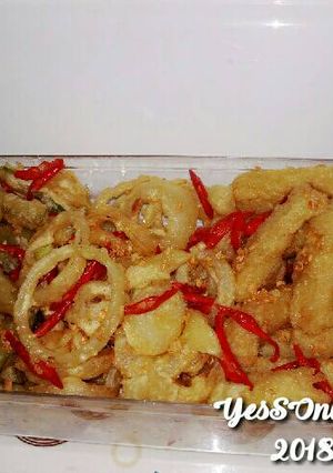 Foto resep Tempe, buncis, union ring crunchy