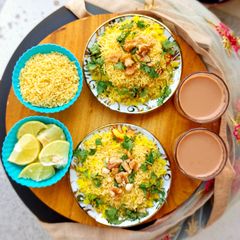 A picture of Nutty Walnut poha.