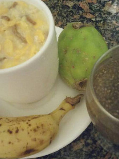 Una foto de Desayuno súper completo veganisimo