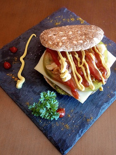 Una foto de Hamburguesas de habas