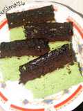 Brownies kukus Coklat Pandan
