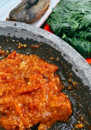 Foto resep Sambal Pecel lele lamongan