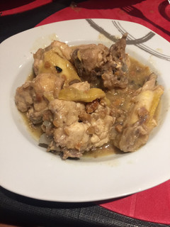 Una foto de Pollo con almendras