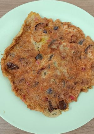 Foto resep Telur dadar terong ala Chef Devina Hermawan