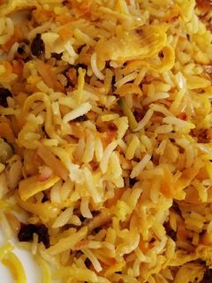 عکسی از دستور شیرین پلو