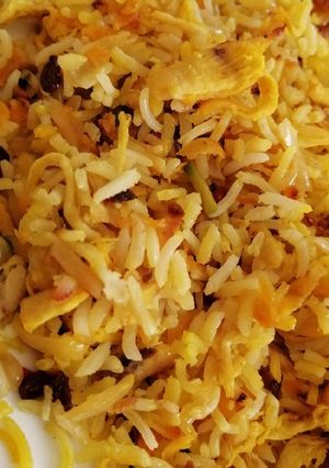 عکسی از دستور شیرین پلو