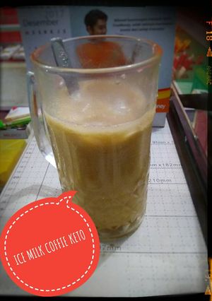 Foto resep ICE MILK COFFIE keto