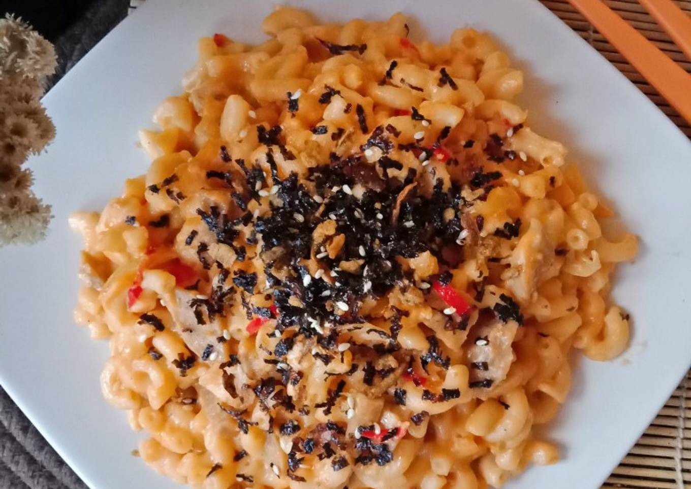 Macaroni creamy cheese