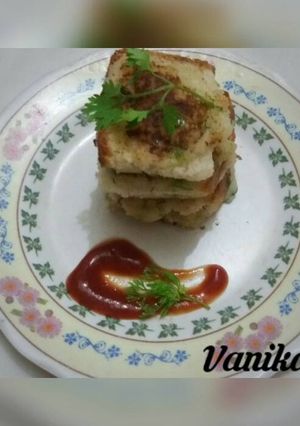 A picture of Spicy vegetables toast.