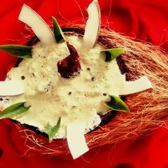 A picture of Coconut chutney.