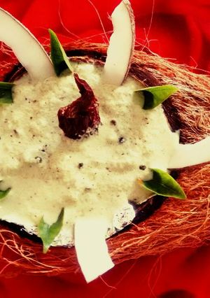A picture of Coconut chutney.