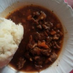 A picture of Beef stew.