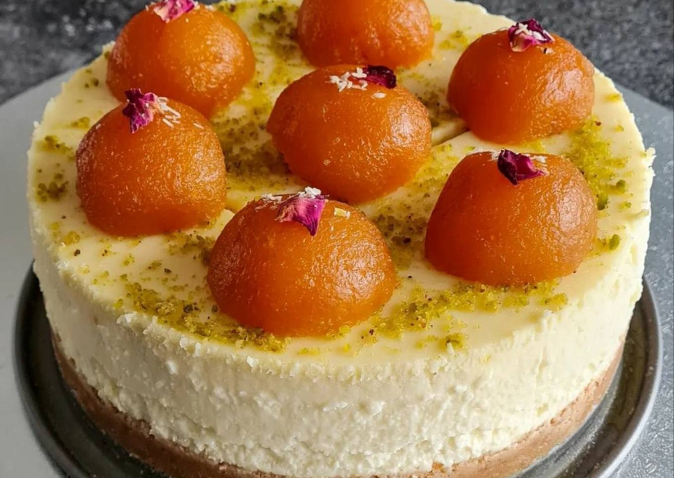 Gulab Jamun Cheese Cake