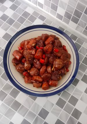 Foto resep Tumis Kecap Sosis Bakso