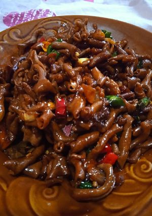 Foto resep Tumis usus pedas