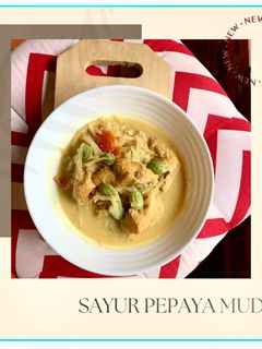 Foto resep Sayur pepaya muda