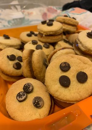 Una foto de Galletas de mantequilla y chips de chocolate