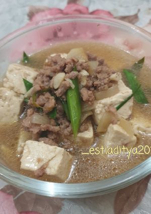 Foto resep Sup Tahu Daging Cincang Yummy 🥣