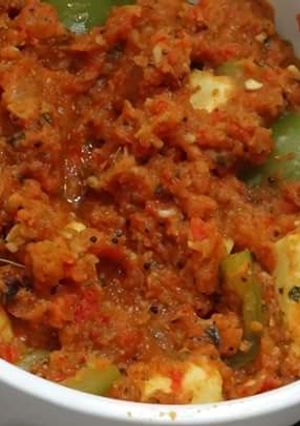 पनीर शिमला मिर्च (Paneer Capsicum recipe in hindi) रेसिपी मुख्य फोटो
