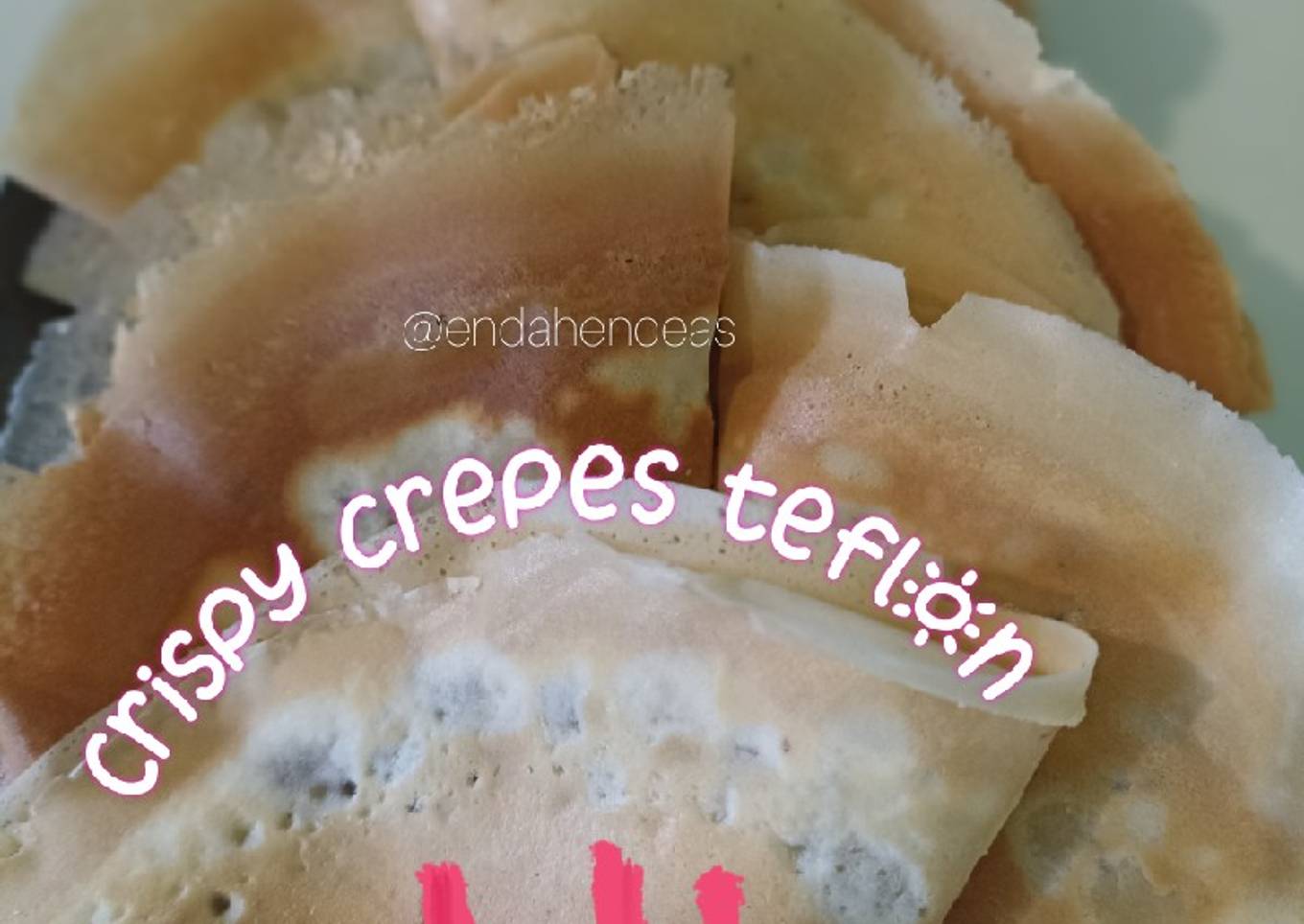 Crispy Crepes Teflon, Kue Lekker