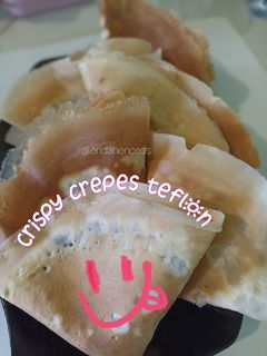 Foto resep Crispy Crepes Teflon, Kue Lekker