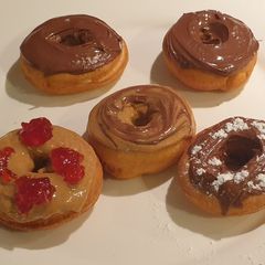 A picture of Doughnuts without Yeast.