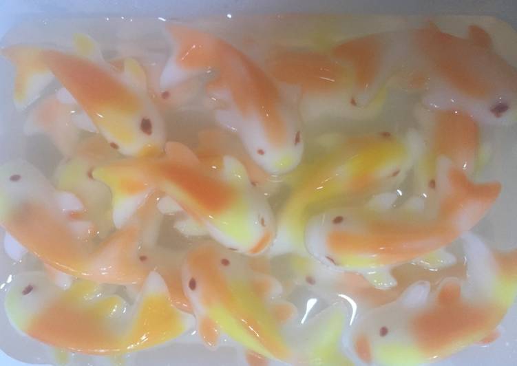 Bahan Puding Ikan Koi | Langkah Membuat Puding Ikan Koi Yang Bikin Ngiler