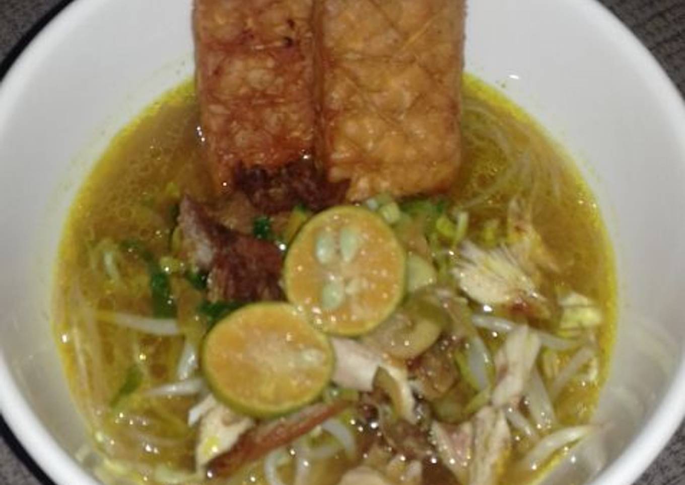 Soto ayam sederhana