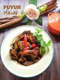 Puyuh masak kicap