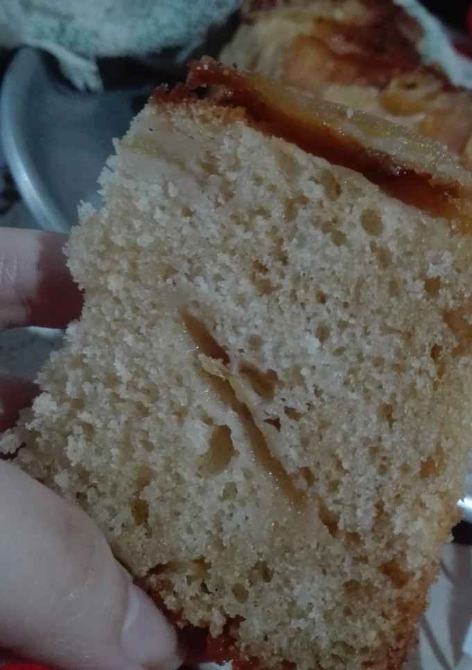 Una foto de Torta de manzana invertida