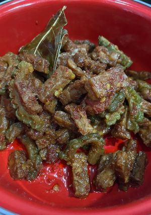 Foto resep Tempe pare manis pedas