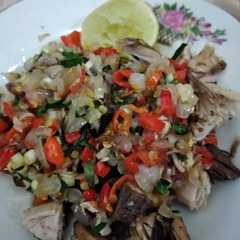 รูปของ Ikan Cue tongkol sambel matah