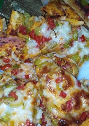 صورة لوصفة بيتزا بالفراخ 🍕