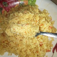 A picture of Curried rice.