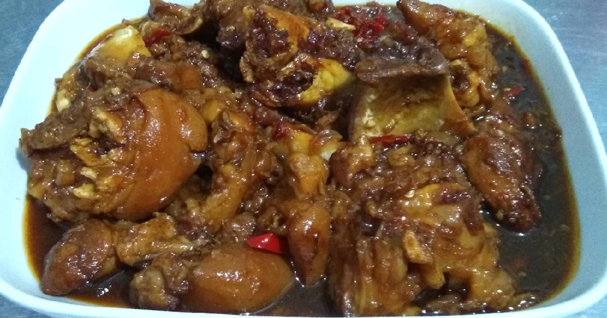 76 resep kaki babi kecap enak dan sederhana ala rumahan 