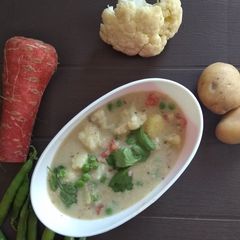A picture of Zero oil mix vegetable pasanda.