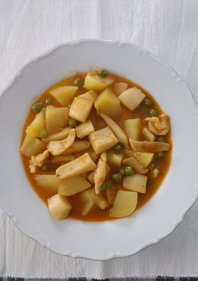 Una foto de Chocos con patatas