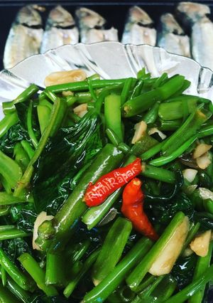 Foto resep Cah kangkung saus tiram